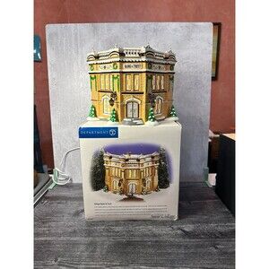 Dept 56 Snow Village “Village Bank and Trust”